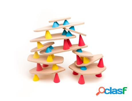 Puzzle OPPI (Madera - Multicolor - 26 x 20 x 10,5 cm)