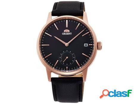 Reloj ORIENT Hombre (Piel Genuína - Negro)