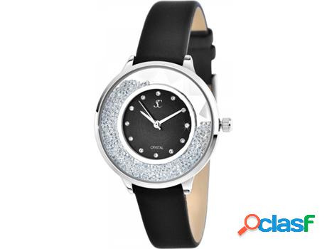 Reloj SC_CRYSTAL Cristales (bañado a rodio - Negro)