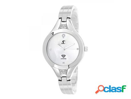 Relojes SC_CRYSTAL Mujer (Ródio - Plateado)