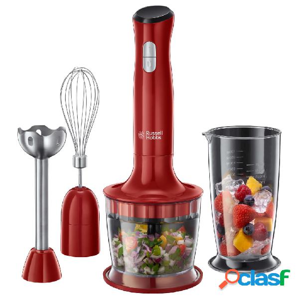 Russell Hobbs Batidora de mano 3 en 1 Desire rojo 500 W