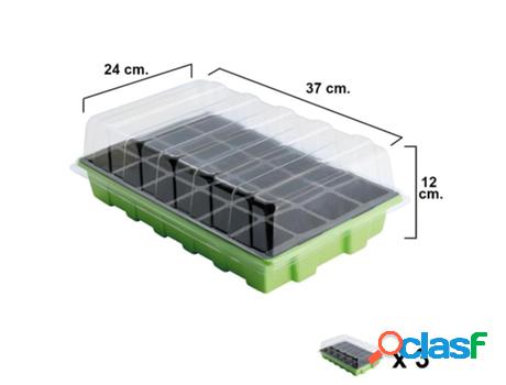 Semillero germinación invernadero 24 compartimentos con