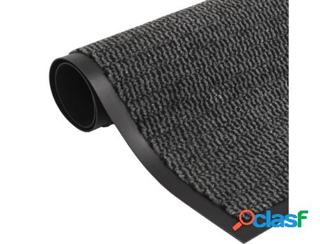 Set 2 Alfombras VIDAXL Rectangular (Gris - Tejido - 40x60)