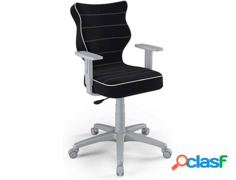 Silla de Escritorio Ejecutiva ENTELO Duo Gray Jasmine 01