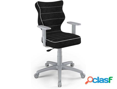Silla de Escritorio Ejecutiva ENTELO Duo Gray Visto 01