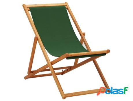 Silla de Playa VIDAXL 310315 (Tela - 60 x 127 x 95 cm)