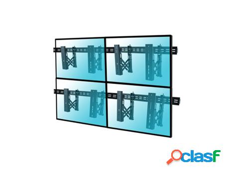 Soporte videowall para 4 pantallas TV 49"-65" Push Pull