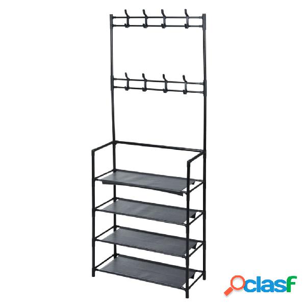 Storage solutions Perchero con 4 estantes 60x26x155 cm