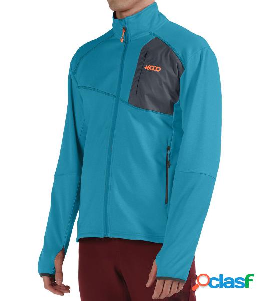 Sudadera +8000 Acaro 113 Hombre Turquesa S