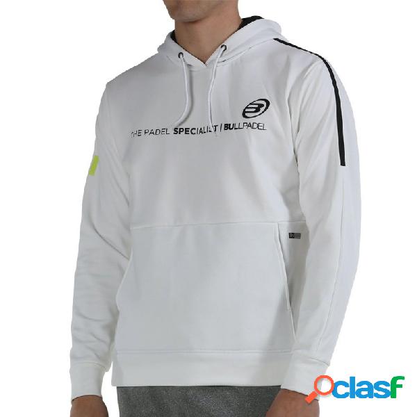 Sudadera bullpadel lipis blanco xl