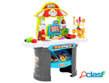 Supermarket Play Box Set 51 Pcs VIDAXL (Multicolor -
