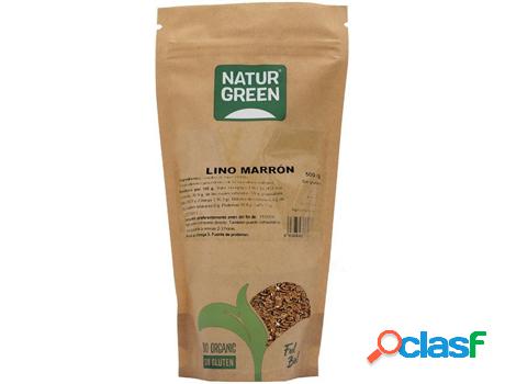 Suplemento Alimentar NATURGREEN Lino Marron Bio (500 Gr)