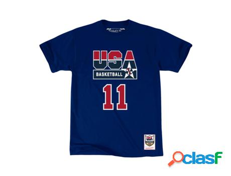 T-Shirt Usa Name & Number Karl Malone (Tam: XS)