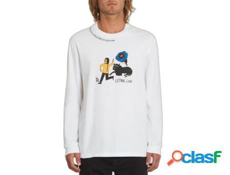 T-Shirt de Manga Comprida Volcom Fa Bob Mollema (Tam: XS)