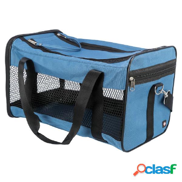 TRIXIE Bolso para transporte de perros Ryan azul 54x30x30 cm