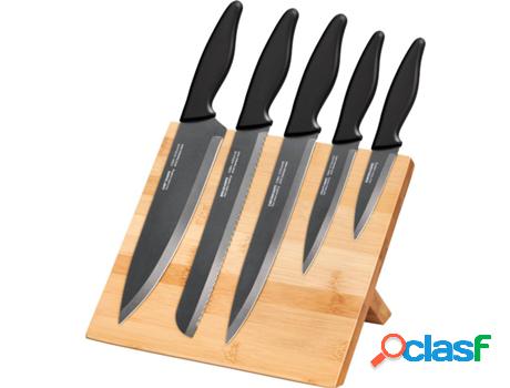 Tacoma Juego de Cuchillos de Cocina, SMILE 5 Piezas, Acero
