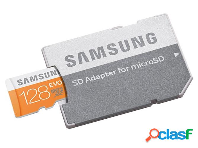 Tarjeta de memoria MicroSDXC 128 GB - SAMSUNG EVO CL-10