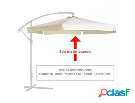 Tela recambio para sombrilla papillon pie lateral ø 3 x
