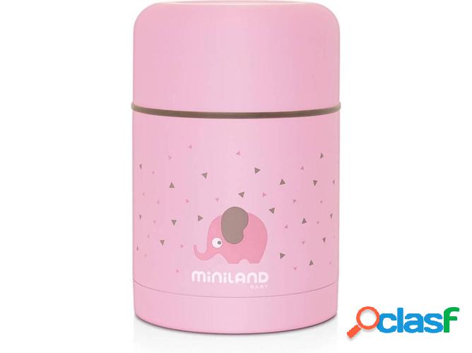 Termo MINILAND Baby Silky Food (600 ml - Sólidos - Rosa)