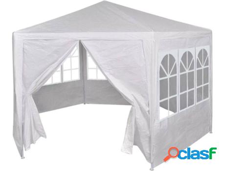 Toldo VIDAXL (Blanco - Tela - 200x200 cm)