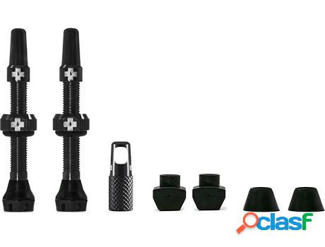 Valvula MUC-OFF Kit V2 Tubeless Kit Válvulas Sin (Negro)