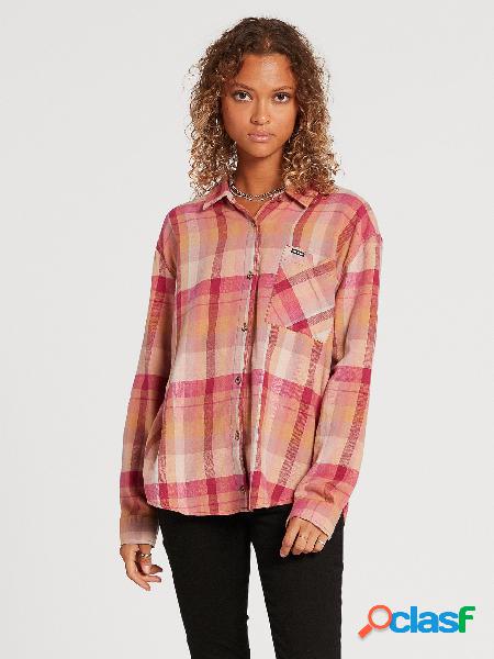 Volcom Camisa Plaid To Meet U - AUBURN