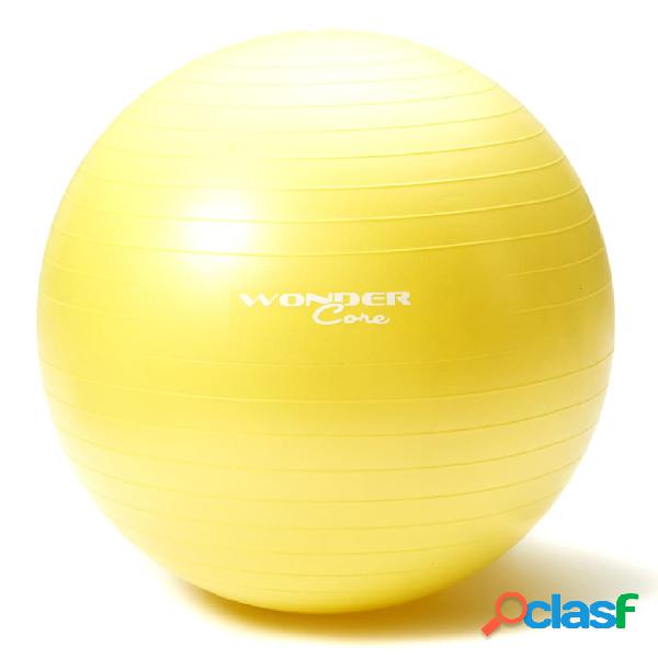 Wonder Core Pelota de gimnasio 65 cm amarillo anti reventón