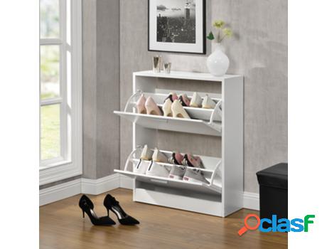 Zapatero [EN.CASA] Blanco (Aglomerado - 63 x 24 x 81cm)