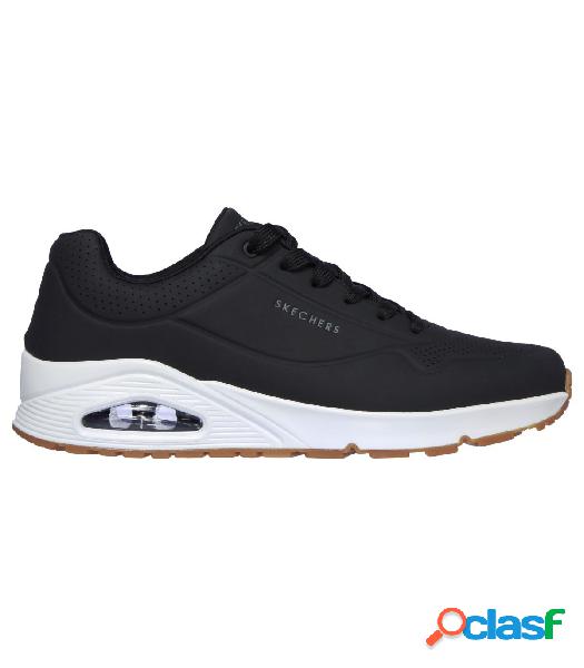 Zapatillas Skechers Uno Stand On Air Hombre Black 45