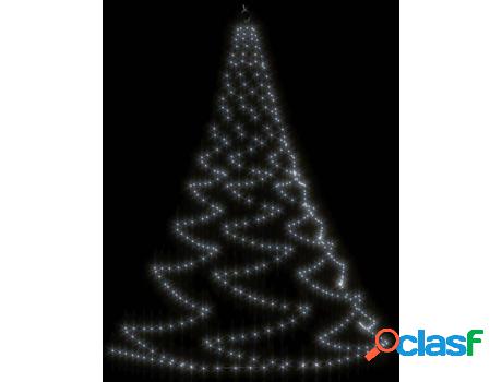 Árbol de Navidad VIDAXL 720 LEDs (Blanco - 500 cm)
