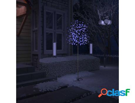 Árbol de Navidad VIDAXL Flor de Cerezo 220 Luces LED Azul