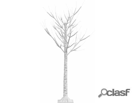 Árbol de Navidad VIDAXL con 120 LEDs (Blanco - 120 cm)