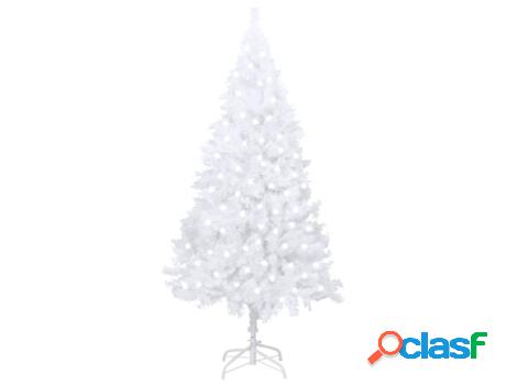 Árbol de Navidad VIDAXL con Luces LED (Blanco - 6x 12 cm)