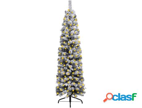 Árbol de Navidad VIDAXL con Luces LED (Verde - 38x12 cm)