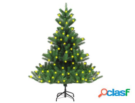 Árbol de Navidad VIDAXL con Luces LED (Verde - 96x12 cm)