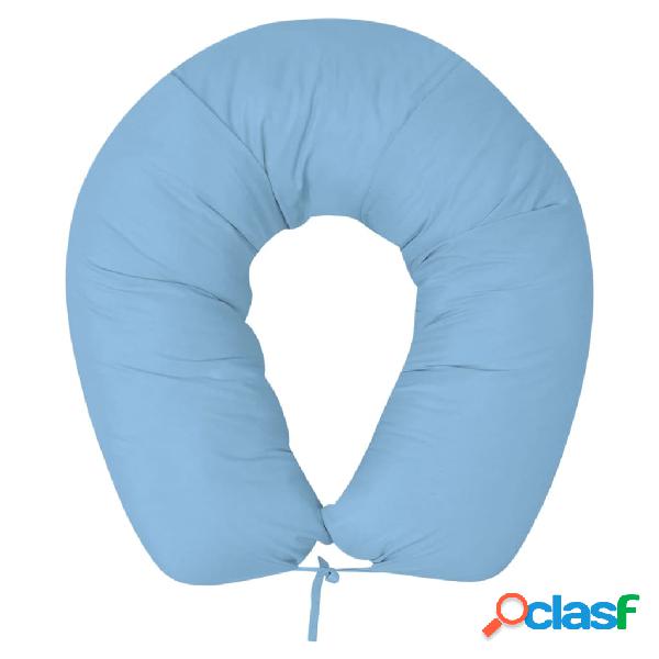 vidaXL Almohada de embarazo 40x170 cm azul claro