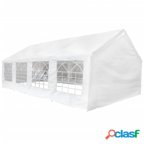 vidaXL Carpa para fiestas blanca 8x4 m