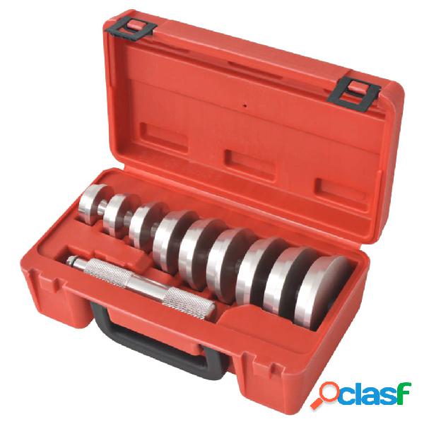 vidaXL Juego de instalador de anillos de rodadura y juntas