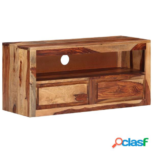 vidaXL Mueble para TV de madera maciza de sheesham 88x30x40