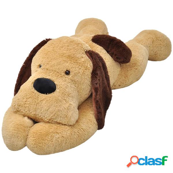 vidaXL Perro de peluche marrón 160 cm