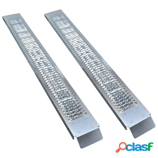 vidaXL Rampas de carga 2 unidades acero 450 kg