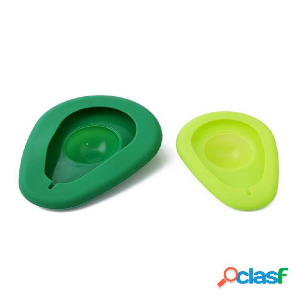 2pcs reutilizables de silicona de aguacate ahorradores
