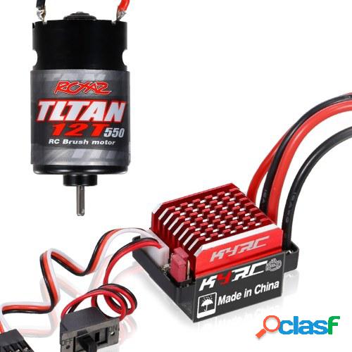 550 12T Motor cepillado con 60A / 360A ESC Controlador de