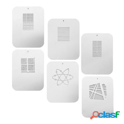 6pcs / set Gobos Tarjetas gráficas Placas de metal con