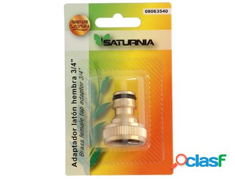 Adaptador manguera laton 3/4 hembra