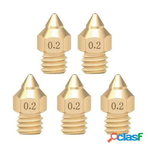 Aibecy 3D Printer Nozzle Brass Copper TTS New Pointed Nozzle