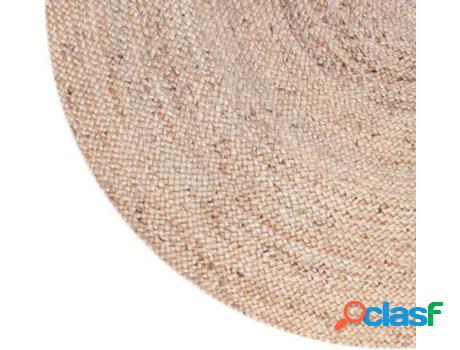 Alfombra LABEL51 Redondo (Marrón - 180 cm - Yute)