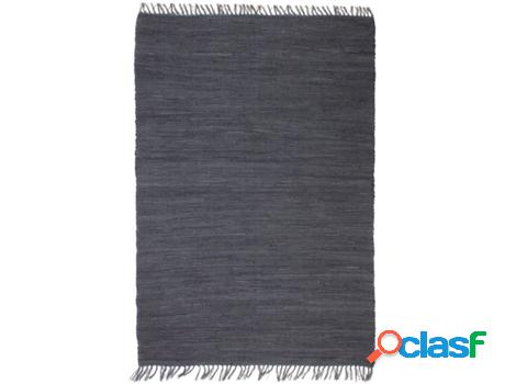Alfombra VIDAXL Rectangular (Gris - Algodón - 2 x 29 cm)