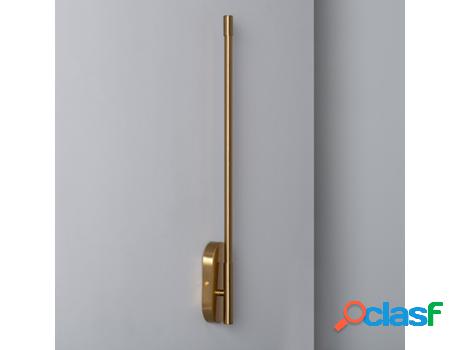 Aplique de Pared LEDKIA (Dorado - - 8 W - Aluminio)