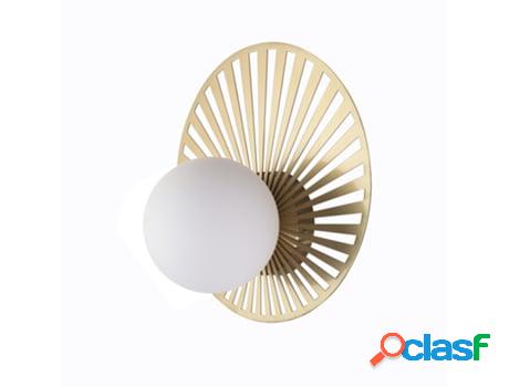 Aplique de Pared LEDKIA (Dorado - G9 - 15 W - Metal -